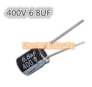 

100pcs 6.8UF 400V Electrolytic Capacitor 400V 6.8UF Aluminum Electrolytic Capacitor 10X13mm