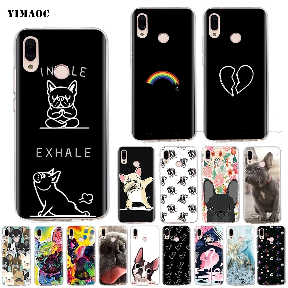 Силиконовый чехол YIMAOC с французским бульдогом для Huawei Honor Mate 20 6a 7a 8x 7c 7x9 10 Nova 3i 3 Lite