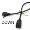 Адаптер Micro-Male-Mini с углом обзора 90 градусов, 4-угольный usb-адаптер для передачи данных, зарядный кабель, шнур, новый, левый и правый ► Фото 3/5