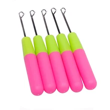 4 шт./компл. 15 см инструменты для наращивания волос пластиковая ручка парик иглы крючком 88