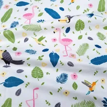 Печатная хлопковая саржевая ткань, хлопчатобумажная простыня, ткань для рукоделия, шитья, стежка, жировые кварталы, материал для ребенка и ребенка