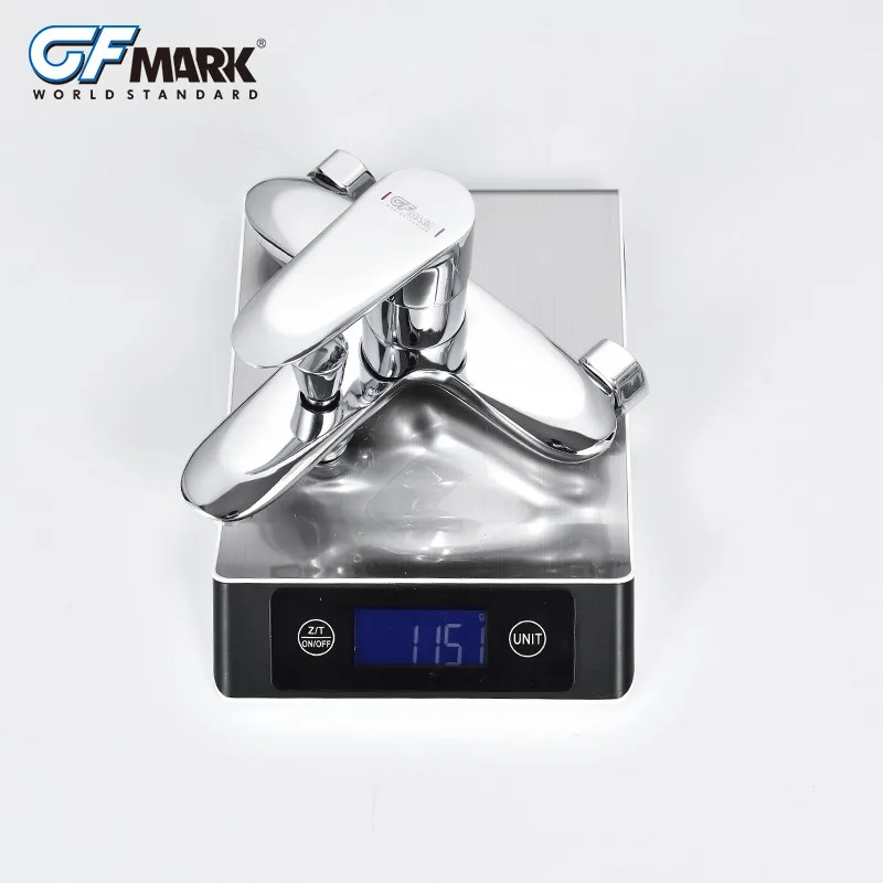 GFmark набор душевых смесителей настенный хромированный латунный Смеситель для