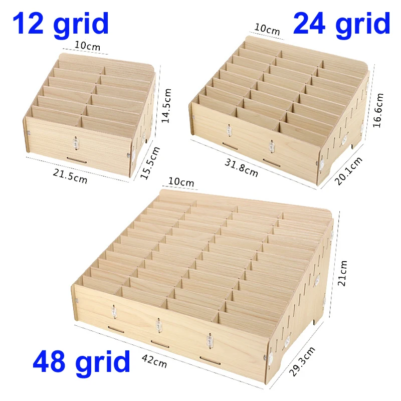 Деревянный держатель для мобильного телефона Управление креативный ящик для хранения Desktop офисное собрание Отделка Сетки сотовый телефон