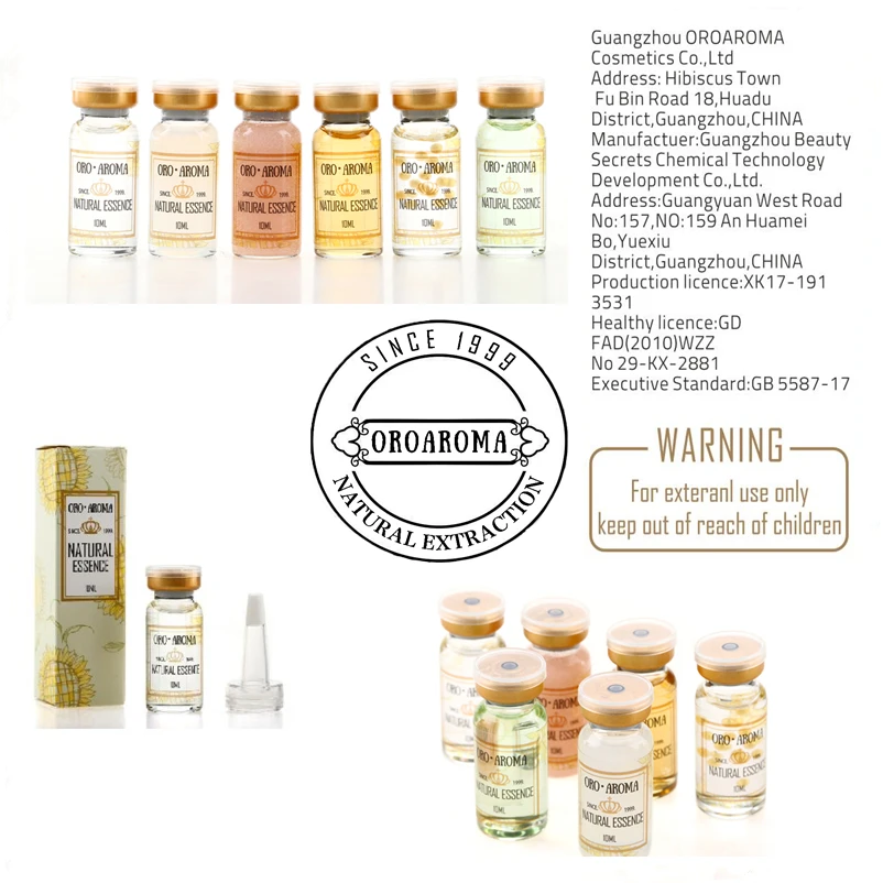 Super Sets Famous brand oroaroma Arbutin+Snail+EGF+Malachite Toner +Liquorice serum face 10ml*5