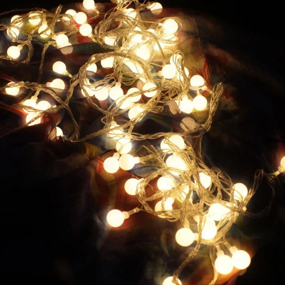 

New Sale 5M 40heads Light Lamp LED String Battery Operated For Party Home Decoration Xmas Christmas Surprise Romantic Gifts