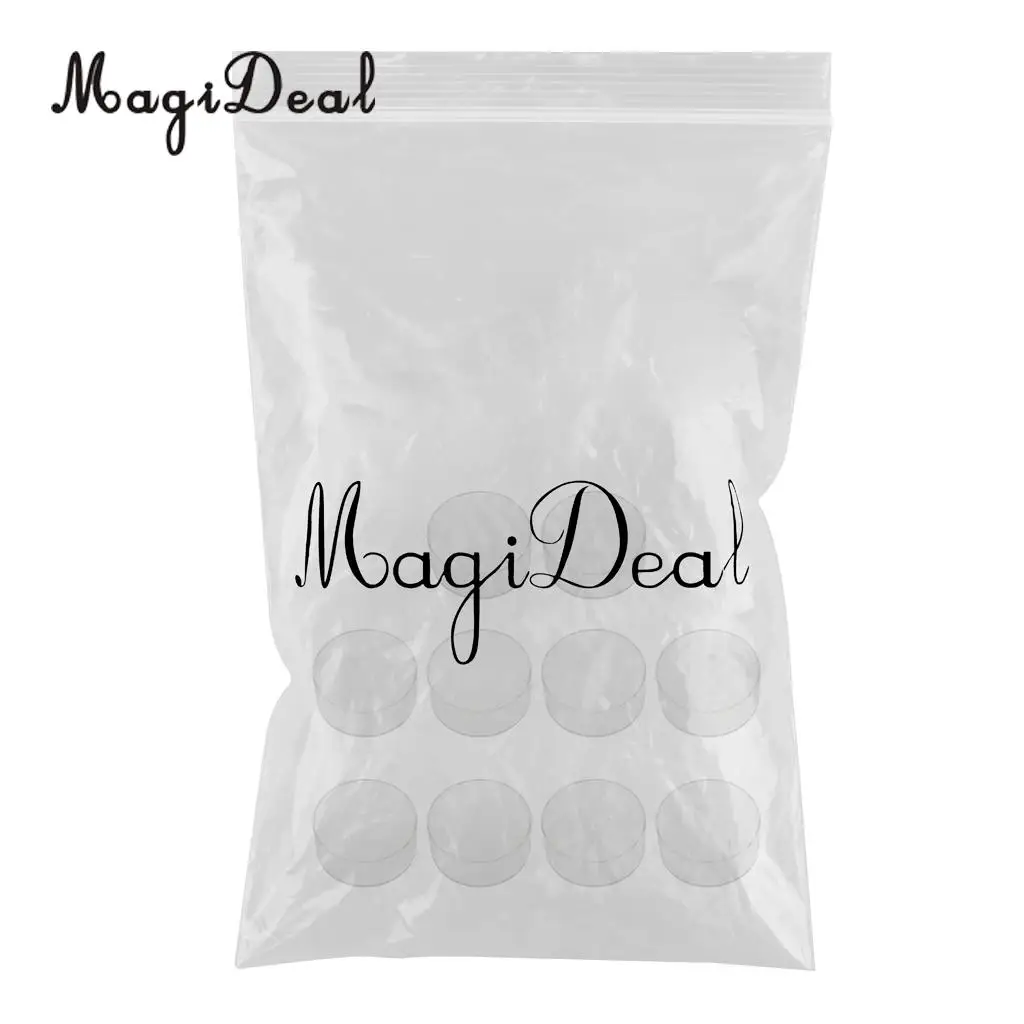MagiDeal 10 Pieces Clear Wax Containers Candle Tealight Cups Plastic for use with Scented Candles