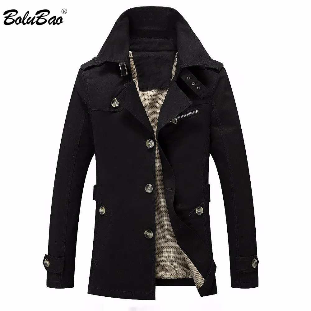 Kopen BOLUBAO Mannen Jas Jas Mode Trenchcoat Jaqueta Masculina Veste Homme Merk Casual Fit Overjas Bovenkleding Jas Mannelijke