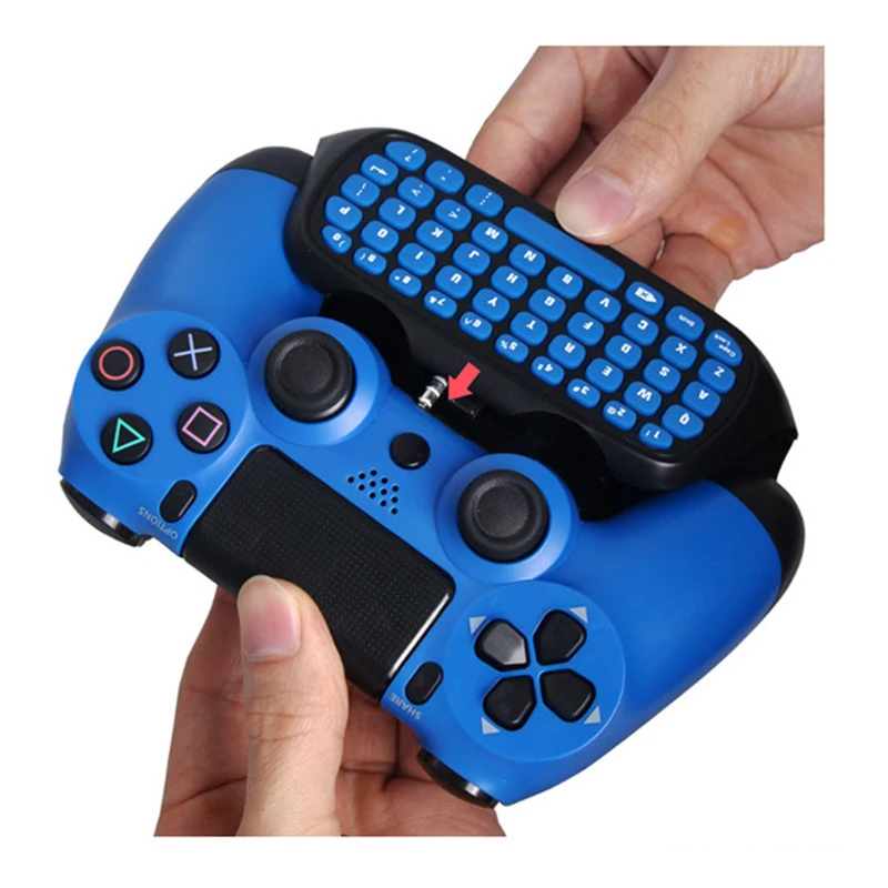 

HAOBA 2.4G Wireless Mini Controller Keyboard Gamepad Chatpad for PS 4 / PS 4 Slim / PS 4 Pro