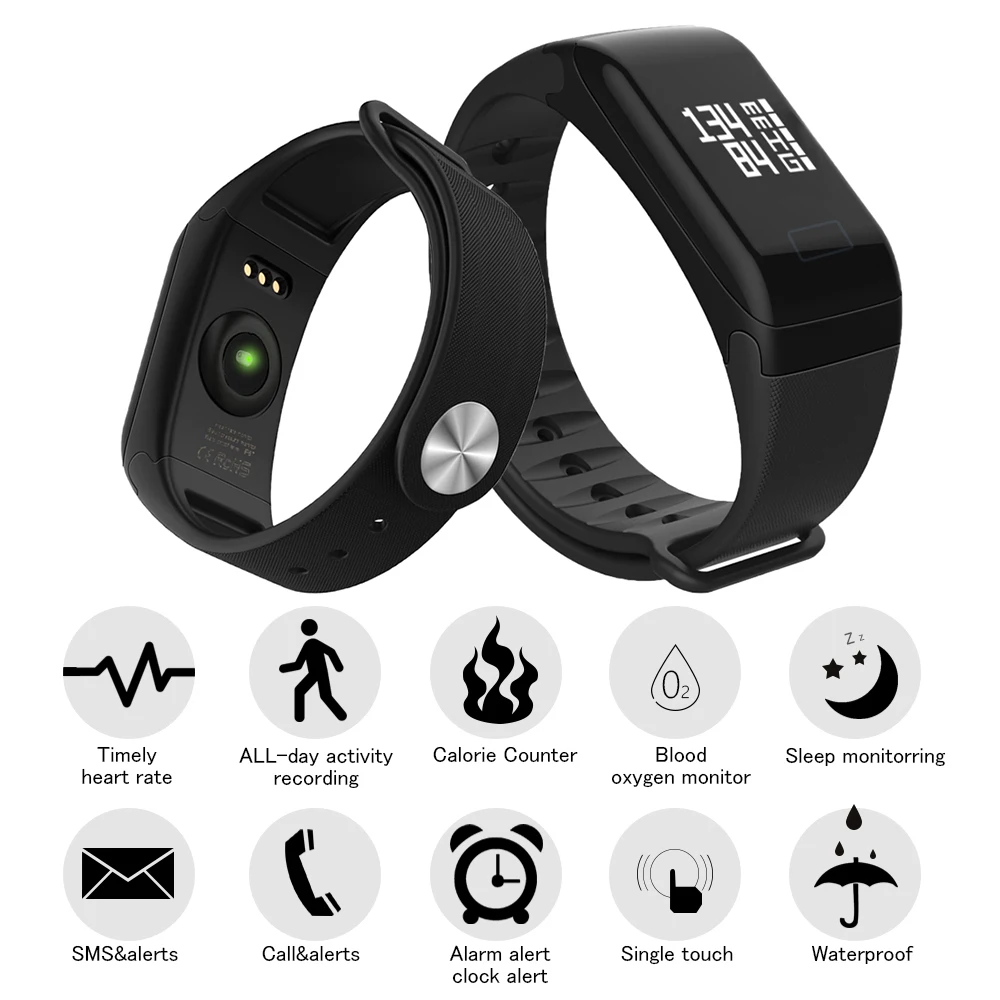 Wearpai WP103 кровяное давление монитор сердечного ритма умный Браслет фитнес трекер