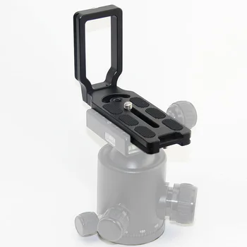 

General Purpose L-type Quick Mounting Plate SLR Camera Tripod Head Quick Dismounting Plate Aluminum Alloy Vertical Clapper