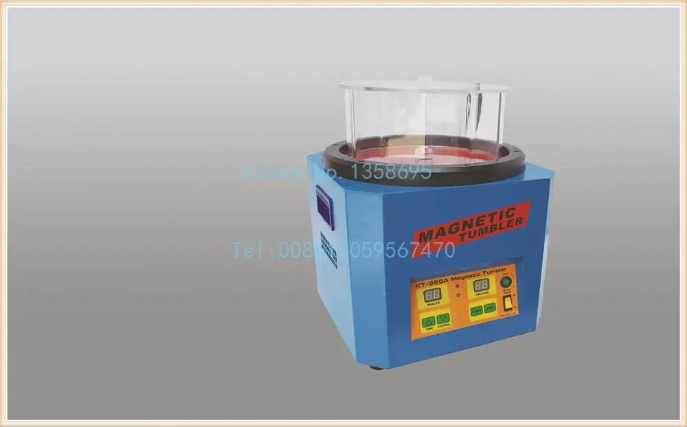 

1100g Capacity Jewellery Polishing Magnetic Polisher Jewelry Polishing Machine Magnetic Tumbler