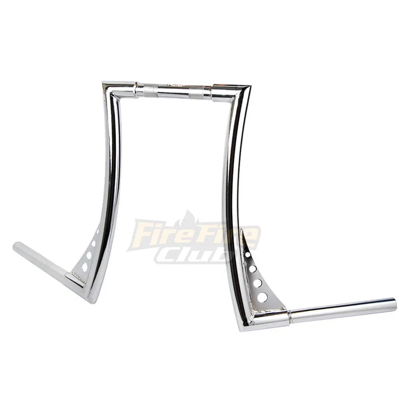 Черный 1" Rise Ape вешалки для велосипеда руль 1-1/4" Fat Bars 16 Rise руль подходит для Harley прочный качество