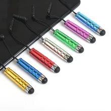 3000 шт/партия Мини емкостный стилус сенсорная ручка с 3,5 мм Пылезащитная вилка Хорошее качество популярная для Ipad для Iphone для htc дешево