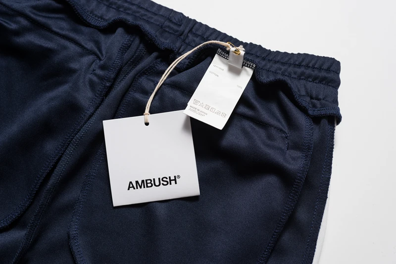 Ambush Sweatpants Embroidery Logo Striped Elastic Pants Blue Red Black Men Women Casual Dress Ambush Pants Ambush Sweatpants Embroidery Logo Striped Elastic Pants Blue Red Black Men Women Casual Dress Ambush Pants