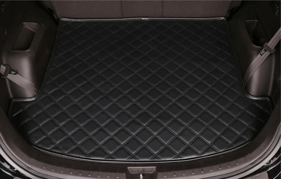 

Auto Cargo Liner Trunk Mats For TOYOTA VIOS 2014.2015.2016 Boot Mat Soft Leather Mats Free shipping