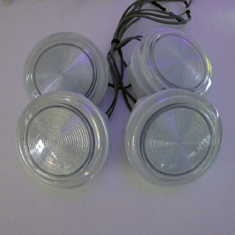 

2pcs waterproof hole size95mm 2.0W 5"RGB LED underwater Spa light hot tub lamp with 1pc manual light controller 1pc adapter