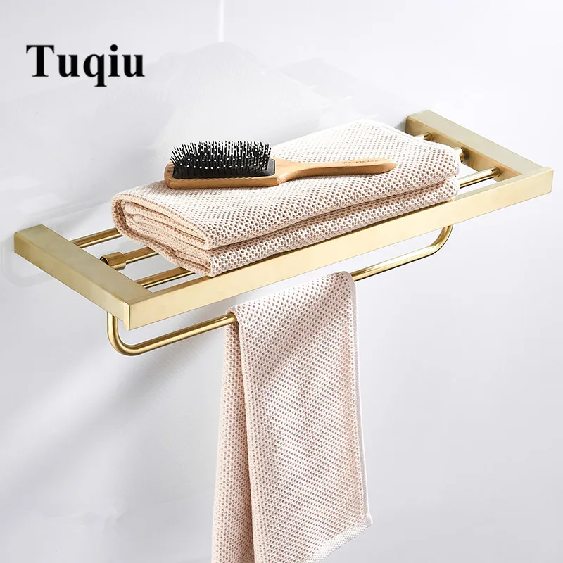 Online Badezimmer Zubehör Set Handtuch Rack Ecke Regal Papier Halter küche mischer Becken Wasserhahn Gebürstet Matt Gold Bad Hardware set