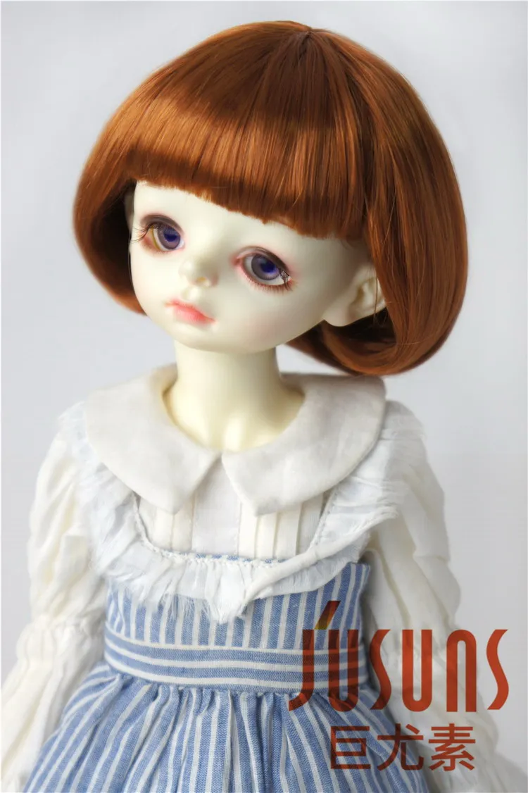 JD478 Размер 9-10 дюймов для моды BJD парик-Боб с полным взрыва кукла парик милая кукла волосы высокого качества модные куклы парики