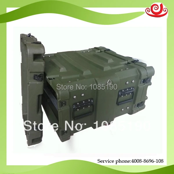  China Hard plastic 4U mount case for mobile computer servicer
