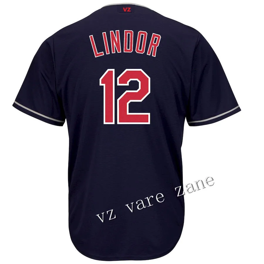 2019 American New Men's Francisco Lindor Custom Jersey Usa Sport