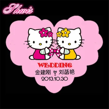 

100pcs Personalized Wedding Favor Tag Wedding Bridal Shower Party Favors Stickers Decals W0804E