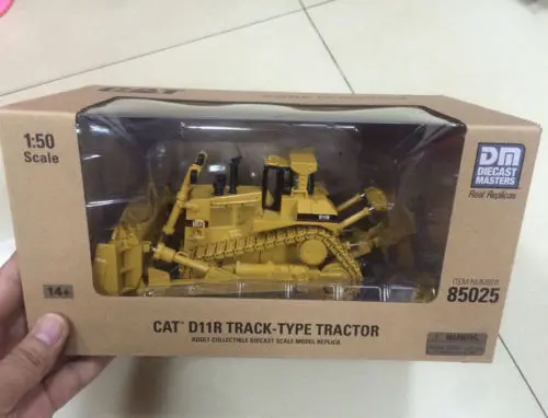 Новый гусеничный трек Caterpillar Cat D11R 1/50 литый под давлением 85025 модель DM|1/50