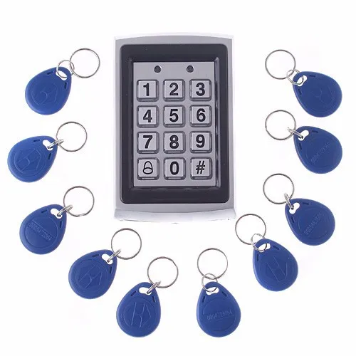 

125KHZEM card Keypad Metal Standalone Access Control door access RFID 125KHZ card keypad without key