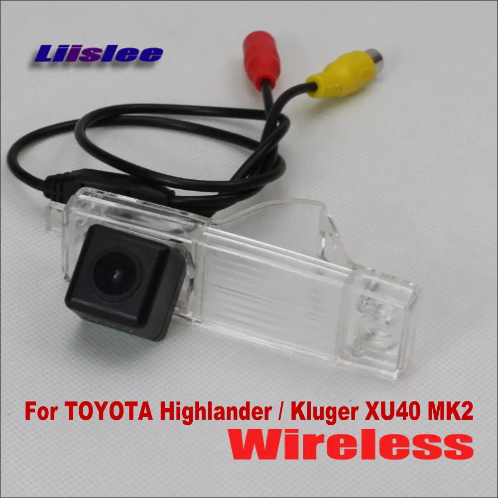 

Liislee For TOYOTA Highlander / Kluger XU40 MK2 Wireless Car Rear View Camera / HD Back Up Reverse Camera / DIY Plug & Play