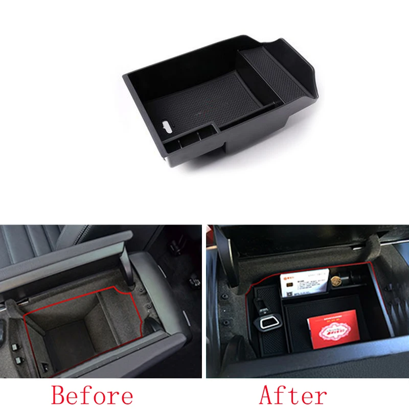 

Center Armrest Box Storage Decorator Box For Mercedes-Benz GLE Class GLE400 450 500
