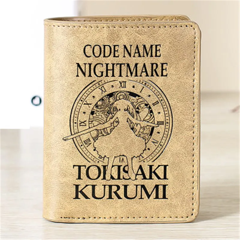 Кошелек для косплея из аниме Date A Live токисаки Куруми кожаный бумажник хороший
