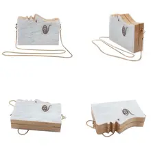 Модная женская вечерняя сумочка из акрила и дерева в форме лица, клатч, кошелек для девушек, женские повседневные сумки через плечо с цепочкой, Новинка