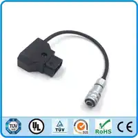 D-Tap to Weipu SF610 2 Pin BMPCC 4K Power Cable for Blackmagic Pocket Cinema Camera 4K and Gold Mount V Mount Battery P TAP