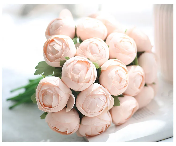 wedding bouquet bridal artificial flowers  (8)