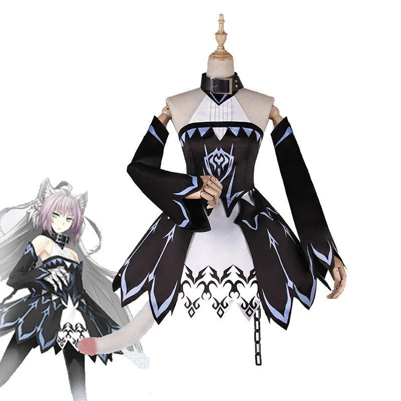 FGO Fate Grand Order Archer Atalanta маскарадный костюм милое платье с ушками и хвостом на