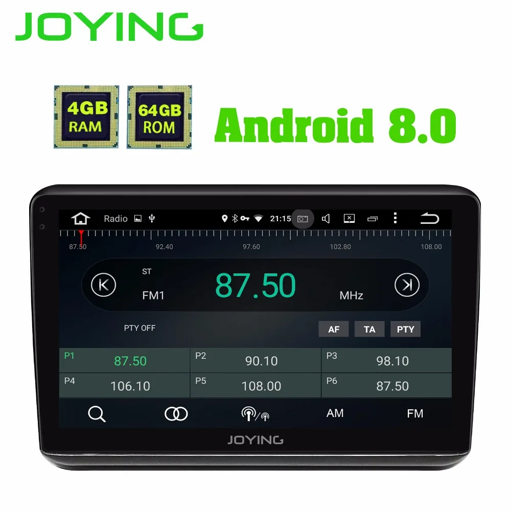 Flash Deal Joying Android 8.0 10.1" GPS Navigation 2 din car radio 4GB head unit for Honda Vezel/HR-V/XRV support video output/Carplay/DVR 1
