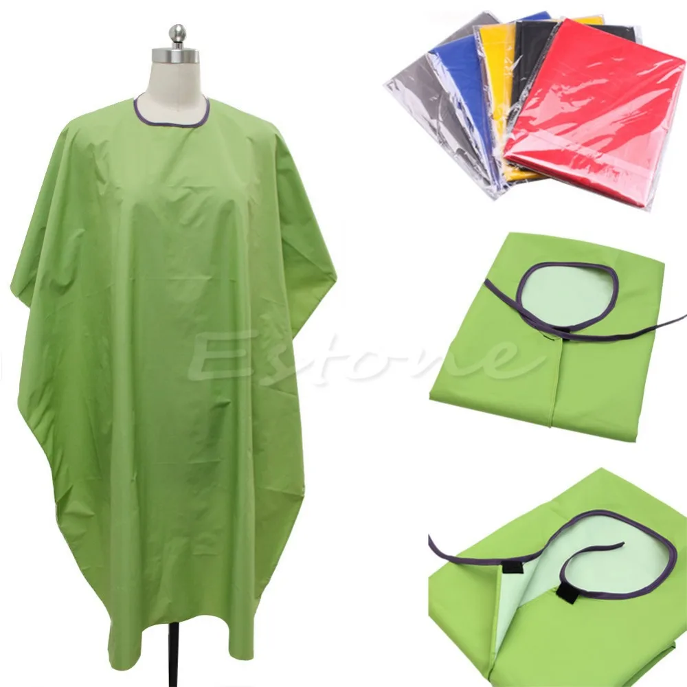 

New Hot Adult Salon Waterproof Hair Cut Hairdressing Barbers Cape Gown Cloth