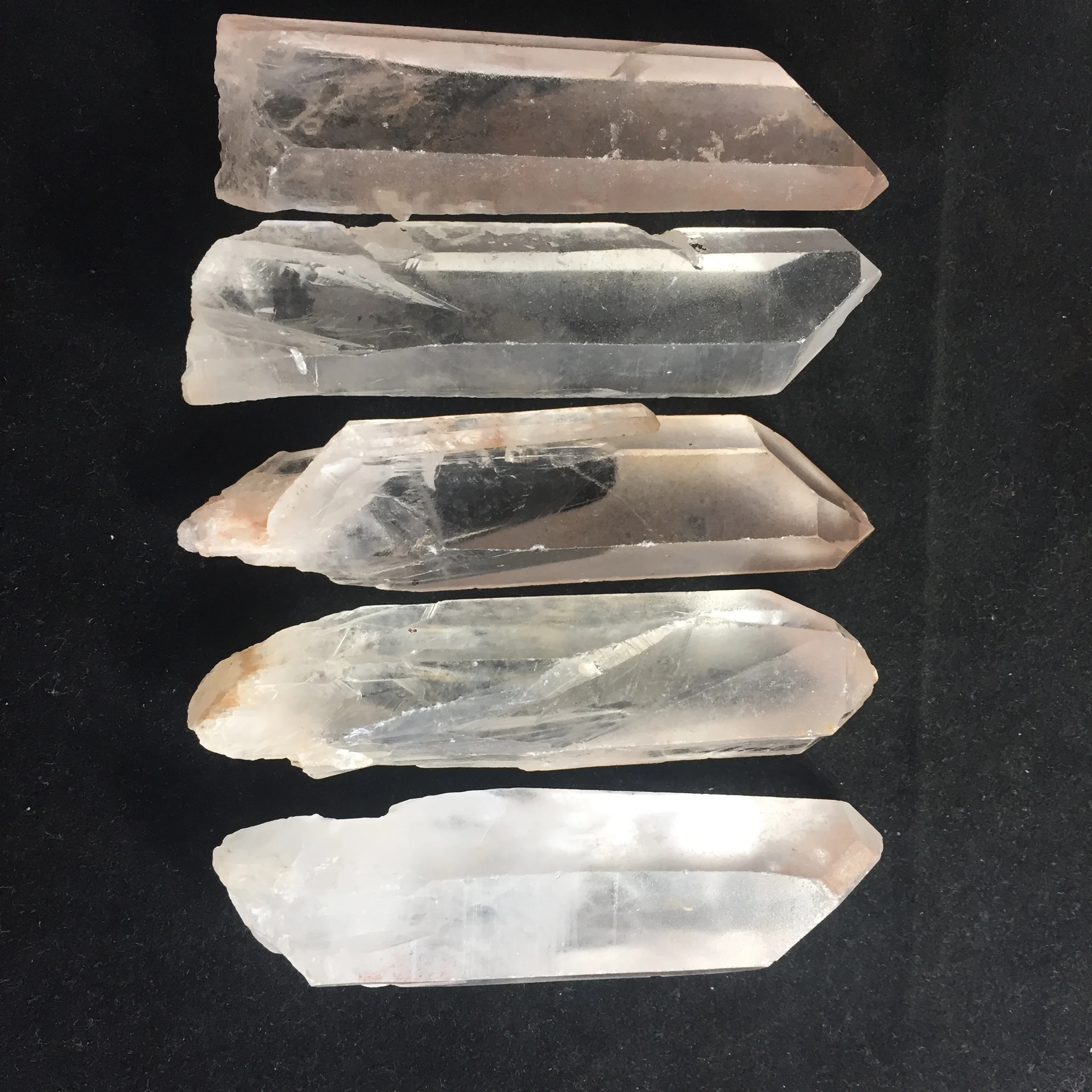 

5 Pieces a lots Natural Shape Clear Quartz Crystal Healing Wand Specimen Stone Wholesale #CWD133
