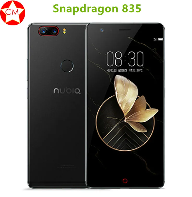 Мобильный телефон Nubia Z17, 4G, 5,5 дюймов, Snapdragon 835, OctaCore, 6 ГБ ram, 64 ГБ rom, водонепроницаемая двойная задняя камера, Android 7,1