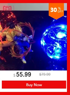 Аниме Dragon Ball Z фигурки, светодиодный Игрушка-ночник Сон Гоку против Вегета, бои с эффектом бомбы, фигурка, Подарочные игрушки