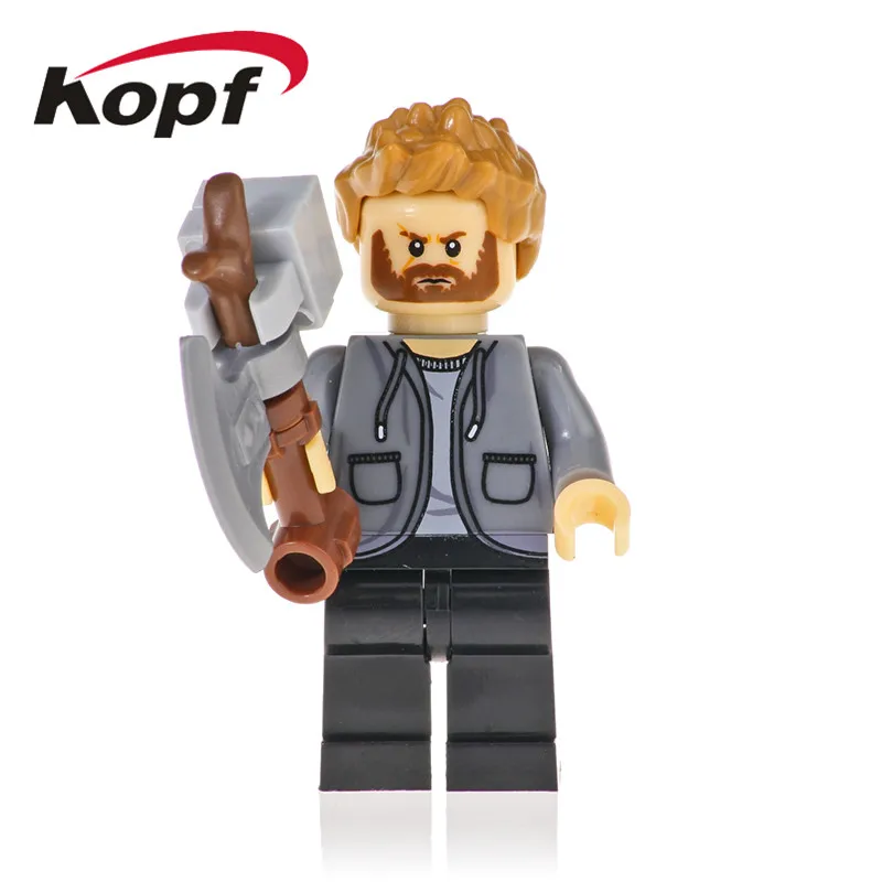 

20Pcs Building Blocks Avengers 4 Endgame Bricks Thor War Machine Hawkeye Nebula Iron Man Figures For Children Toys Model XH 1265