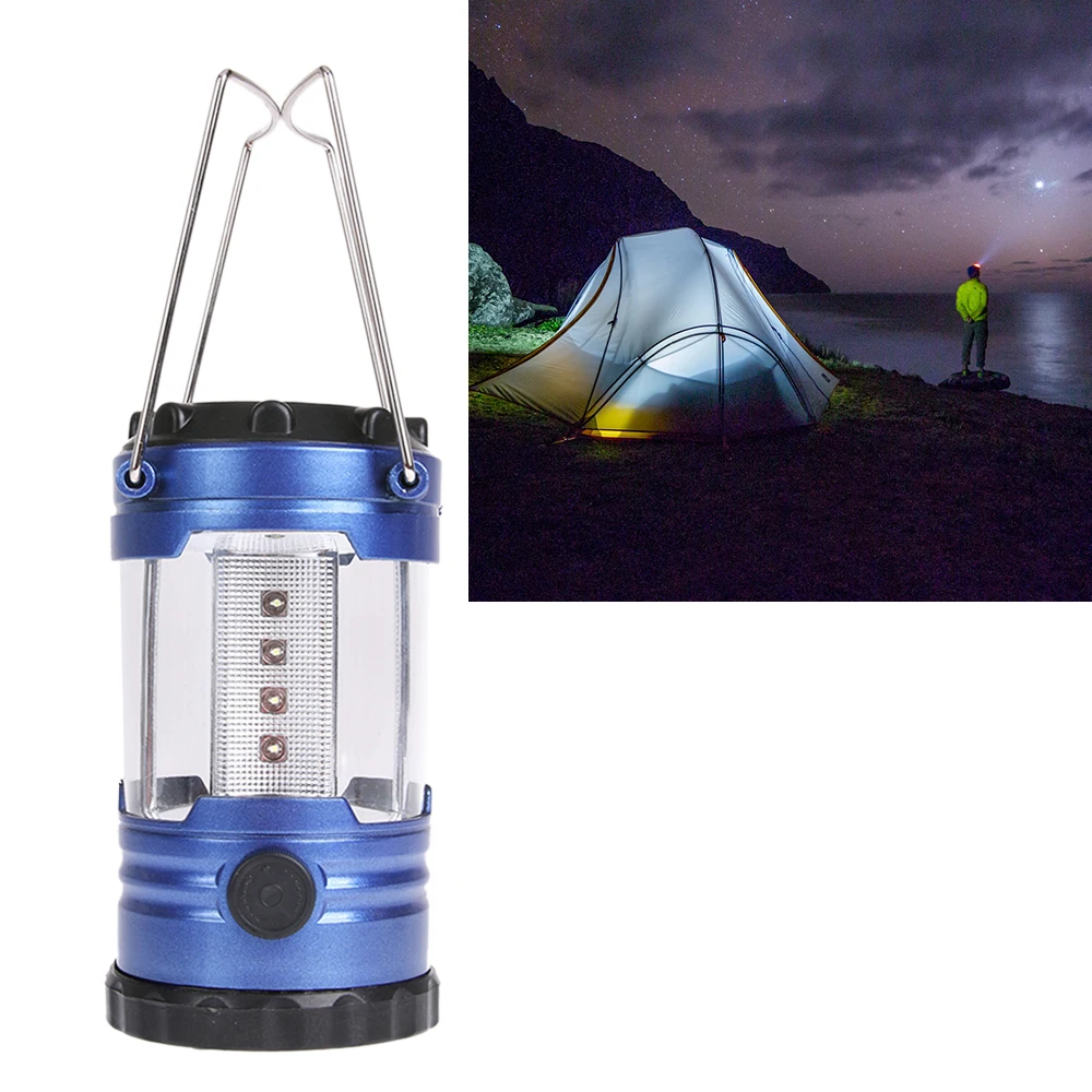 Lightweight 12 LED Bivouac Camping Hiking Riding Tent Lantern Portable