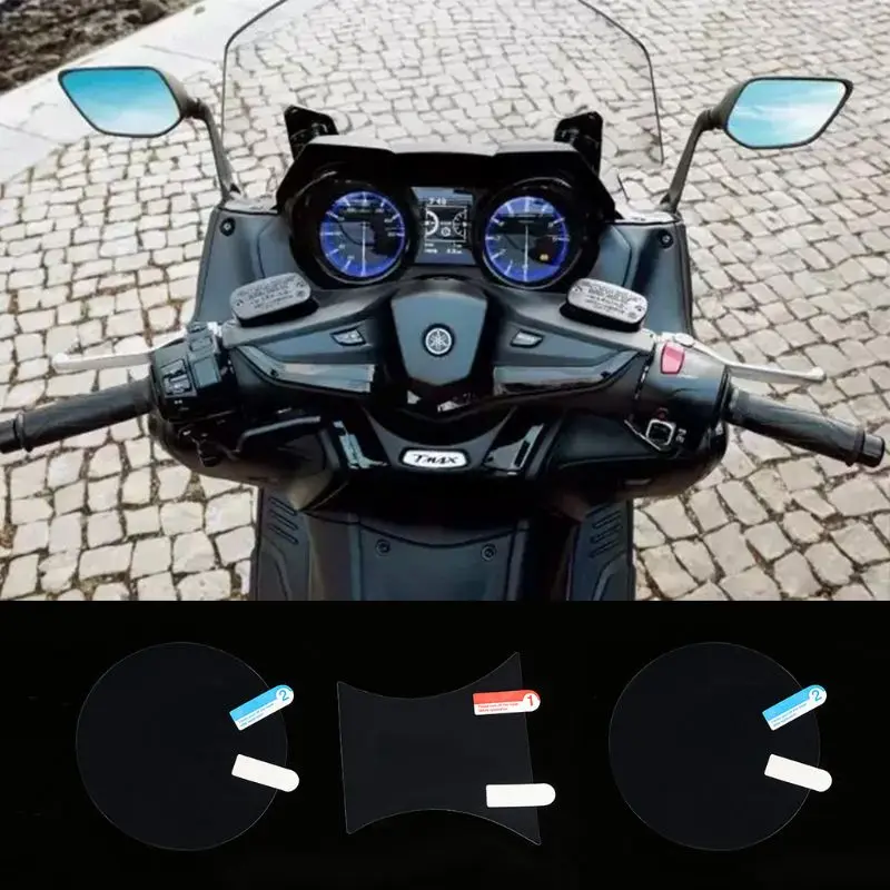 

2 Set Cluster Scratch Cluster Screen Protection Film Protector For Yamaha Tmax 530 DX SX 2017 2018