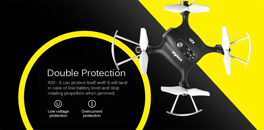 SYMA X21 Mini RC Drone RTF 2.4GHz 4CH 6-axis Gyro / Altitude Hold / 360-degree Rotation