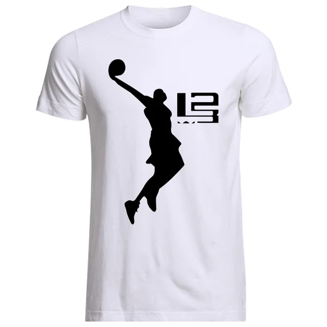 lebron james logo shirt