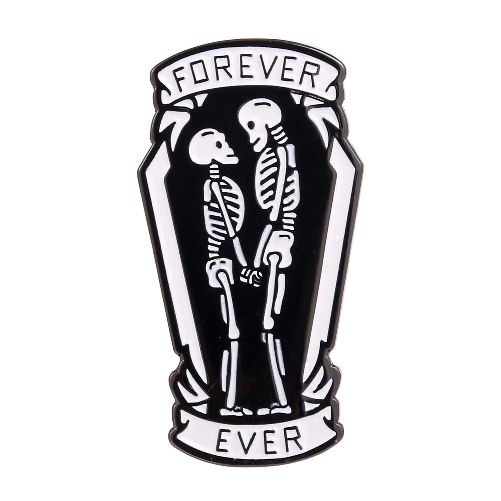 

Lover Enamel Pin Badge Forever Ever Valentine day Boyfriend and Girlfriend Gift