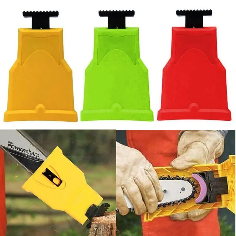 

3 Colors Chainsaw Teeth Sharpener Sharpens Chainsaw Saw Chain Sharpening Tool System Abrasive Tools