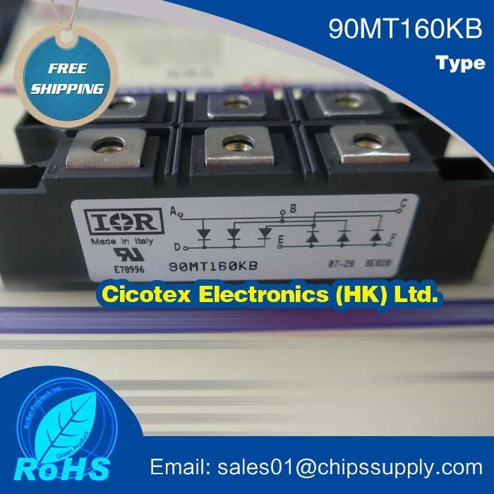 

90MT160KB BRIDGE RECT 3PHASE 1.6KV 90A MTK Module IGBT VS-90MT160KB VS90MT160KB 90MT 160KB