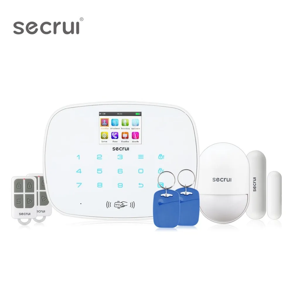 

G19 TFT Color Screen GSM Alarm System Wireless Detector Digital Dual Core Technology Infrared Detector Import Sensors