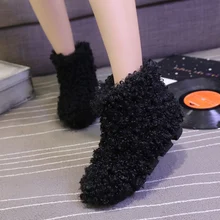 SWYIVY/женские зимние ботинки; обувь до середины икры; бархатный мех; коллекция года; Сезон Зима; теплые женские зимние ботинки с хлопковой подкладкой; женские зимние ботинки