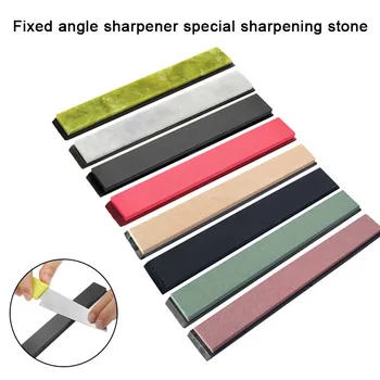 

8Pcs Cutter Blades Sharpener Stone Polishing Whetstone Oilstone with Base 240-10000# RT99